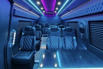 High Point Sprinter Bus Interior