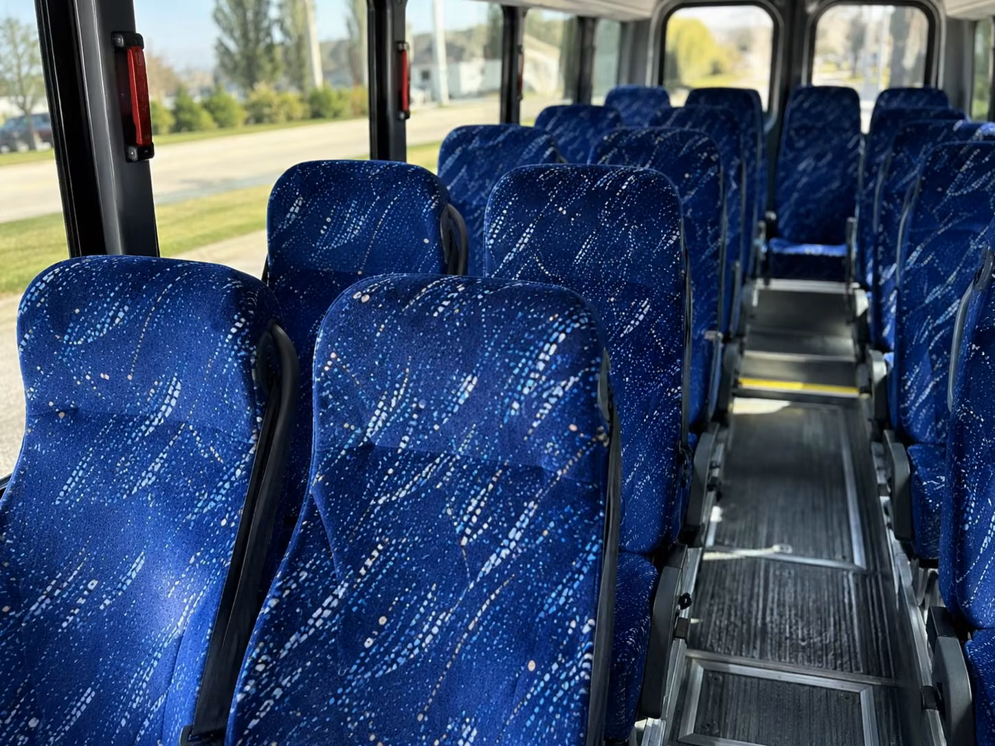 15 passenger minibus inside