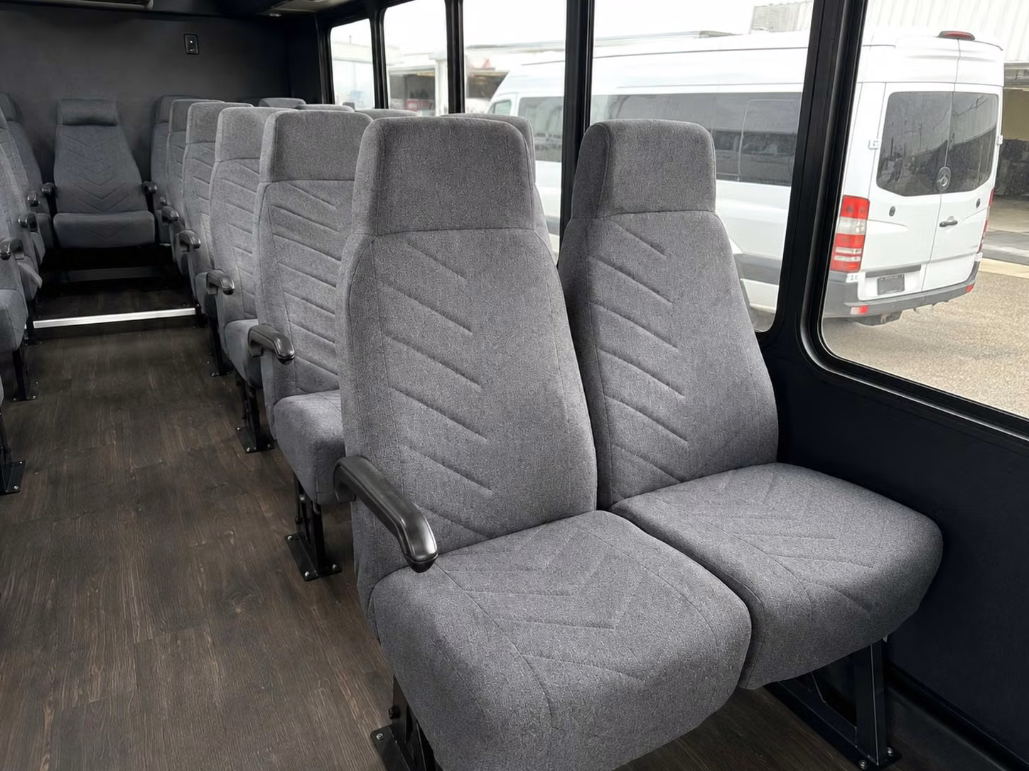 18 passenger minibus inside