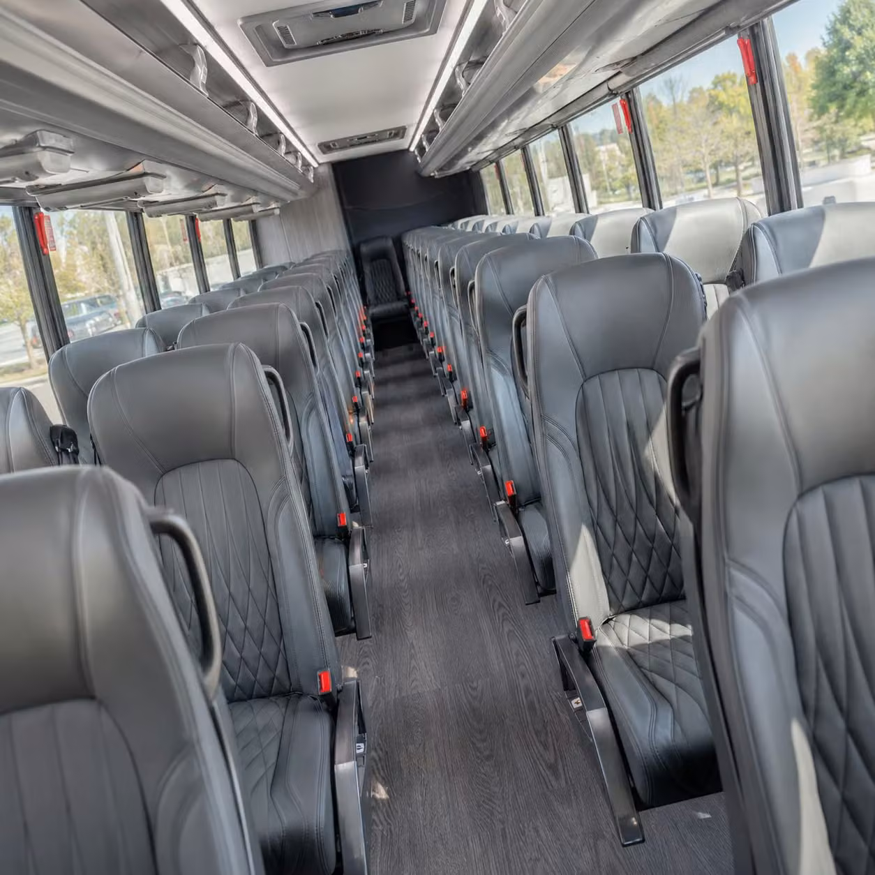 28 passenger minibus inside
