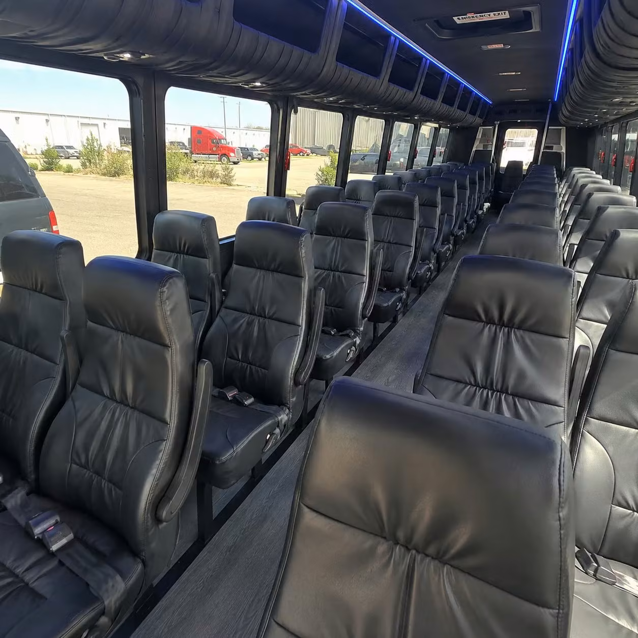 35 passenger minibus inside