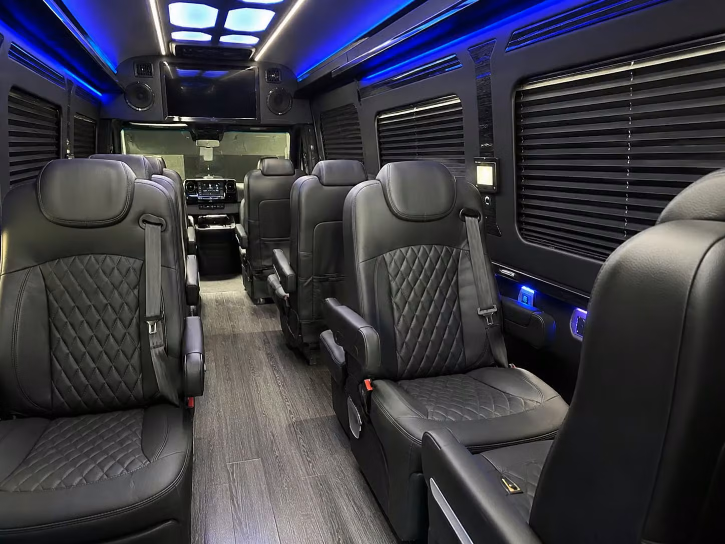 sprinter van with driver interior
